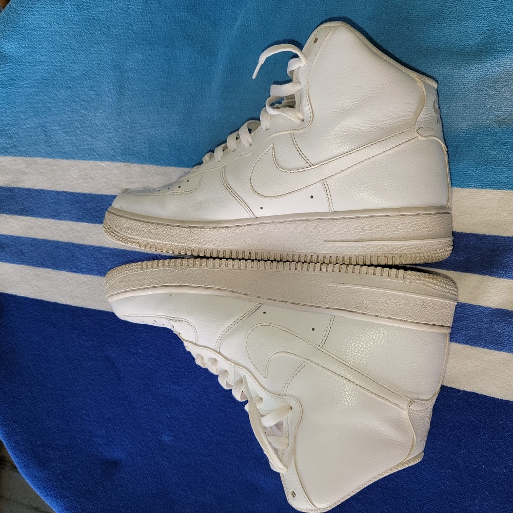 Nike Air Force 1 high top sneakers shoes Men's Size 10 - Picture 7 of 13
